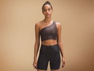 The asymmetrical ribbed bra (Image via Lululemon)